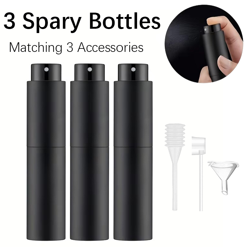 Cologne Spray Bottle - 3 Travel 10ml Perfume Spray Bottle