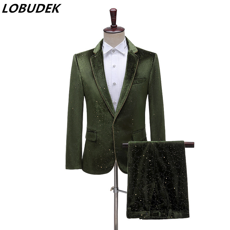 Stylish Formal Men's Velvet Su - Men'S Grooming Studio 评论和价格
