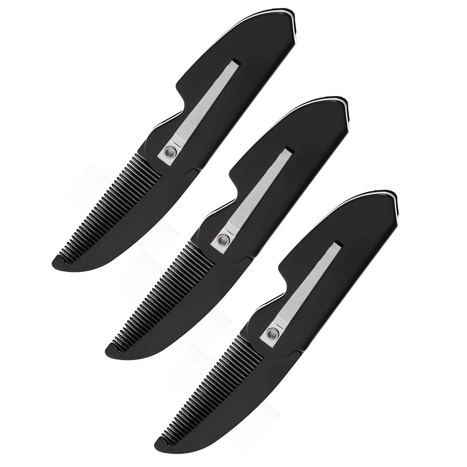 3Pcs Foldable Beard Combs Plas - Men'S Grooming Tool 评论和价格