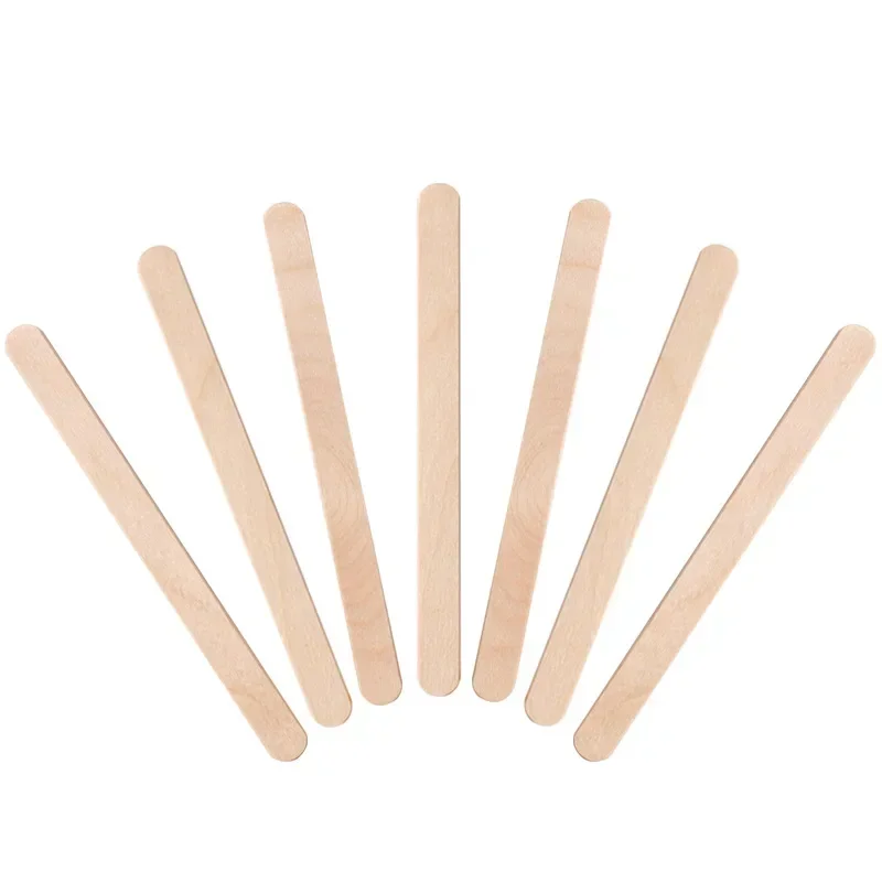 100 Pieces Beauty Spatulas Log - Hair Wax Stick 评论和价格