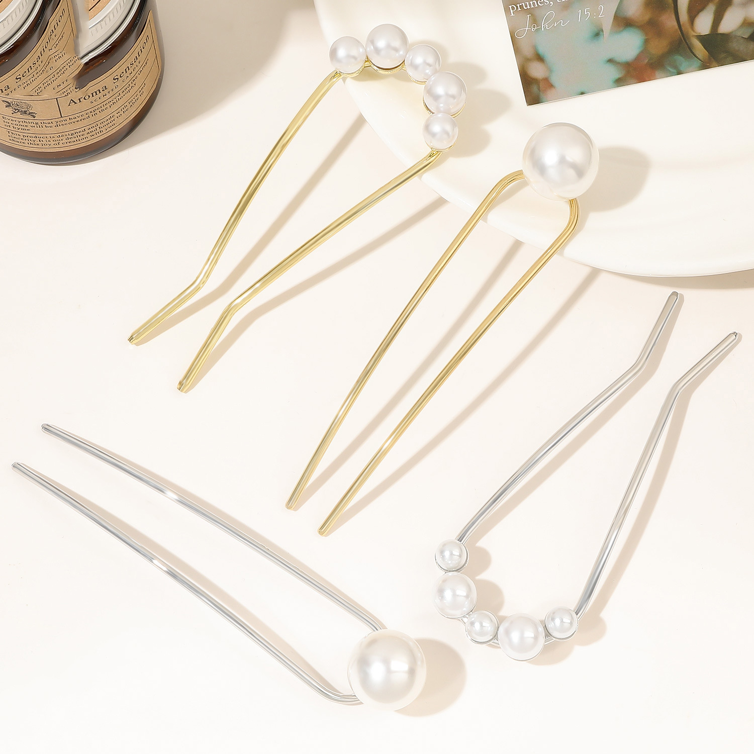 New Metal Vintage U Shape Hair - Hair Wax Stick 评论和价格