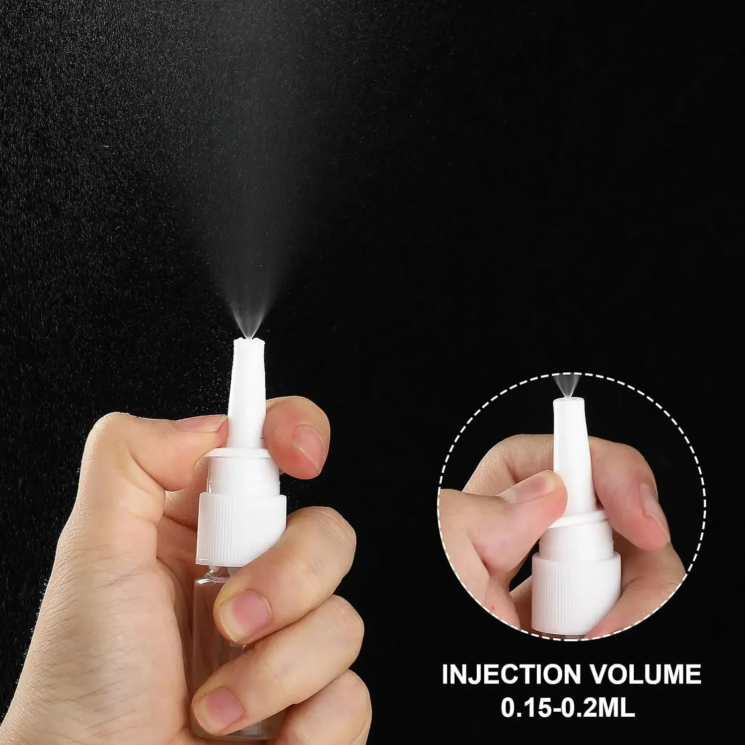5PCS 10ml-60ml Empty Nasal Spr - Cologne Spray Bottle 评论和价格