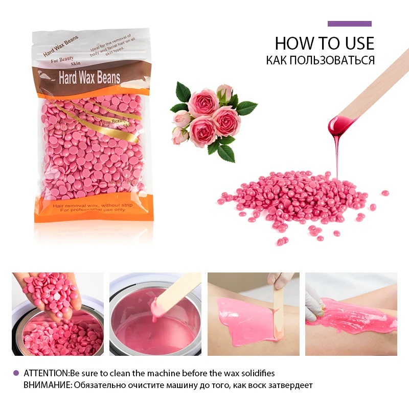 Multi Color Hard Wax Beans Pai - Hair Wax Stick 评论和价格