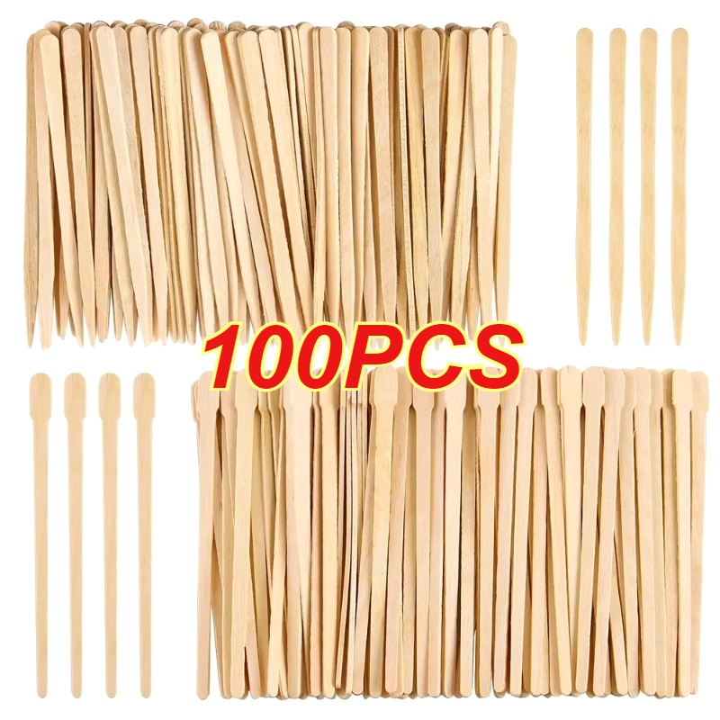 100PCS Disposable Depilation S - Hair Wax Stick 评论和价格